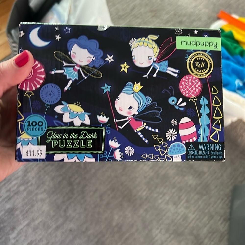 Glow-in-the-dark puzzle fairies